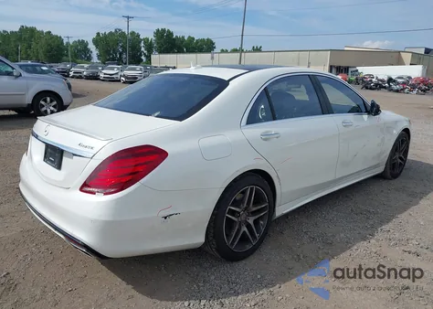 2016 Mercedes-Benz S 550 4Matic из США, поврежденный, VIN WDDUG8FB6GA217017